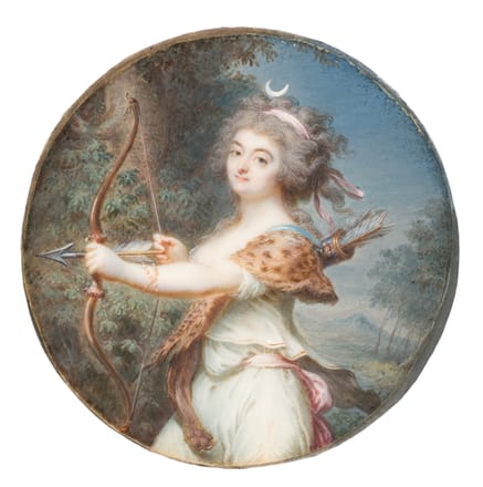 Dame als Diana — 13887