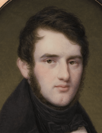 Herr in schwarzem Rock — 17601