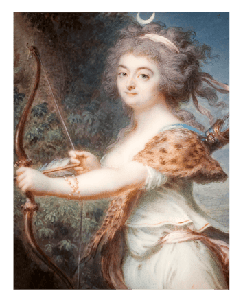 Dame als Diana — 7094