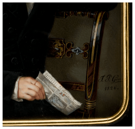 Herr mit Brief — 14897