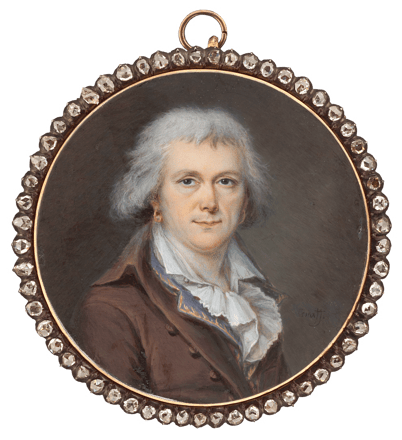 Gentleman with Large Earrings