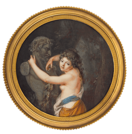 Young Lady as Bacchante