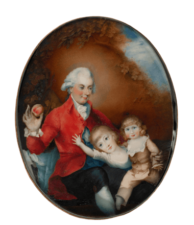 Possibly William Pitt with His Two Sons