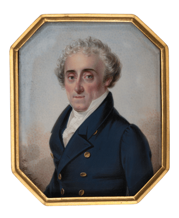 Older Gentleman in a Blue Coat