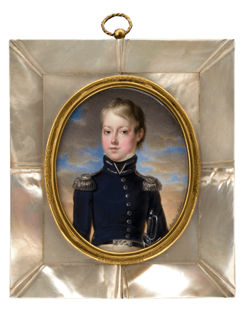 Jüngling in dunkelblauer Uniform — 01m1f85wv81xkh05b617yjazma