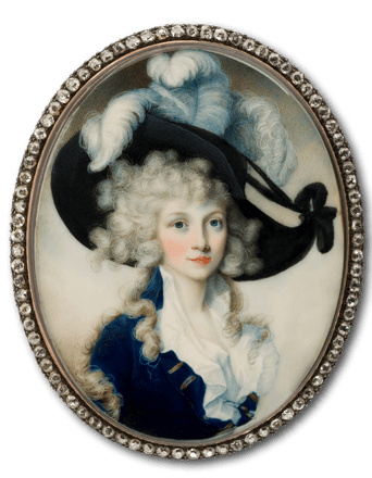 Lady with Plumed Black Hat