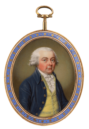 Gentleman in Blue Coat and Yellow Waistcoat
