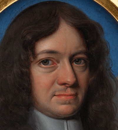 Herr mit langen Locken vor wolkigem Himmel — 01m1hjk4f3zkwg6jn99590tm2b