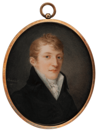 Gentleman in a Black Coat and a White Waistcoat
