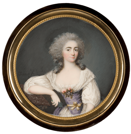 Lady with a Tatting Shuttle