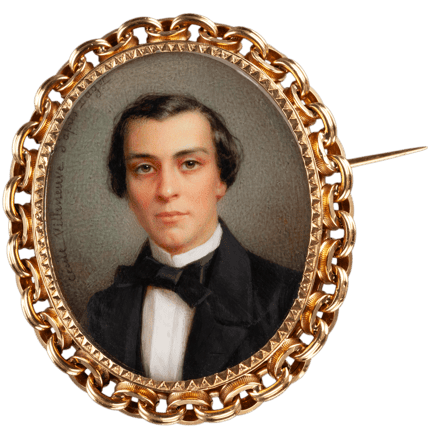 Gentleman in a Black Coat with a Black Bow Tie