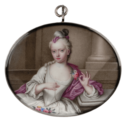 Lady With Flowers