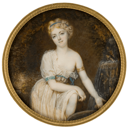 Lady at Fountain