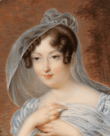 Dame mit Schleier — 16791