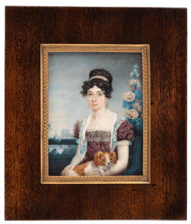 Dame mit Hund — 01j9csfa3j362r7ddrc23j9x6y