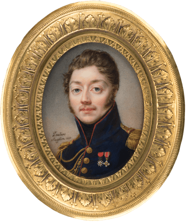 Herr in dunkelblauer Uniform